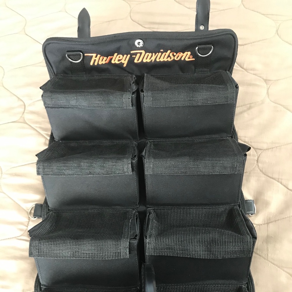 Harley Davidson Round Barrel Storage Bag